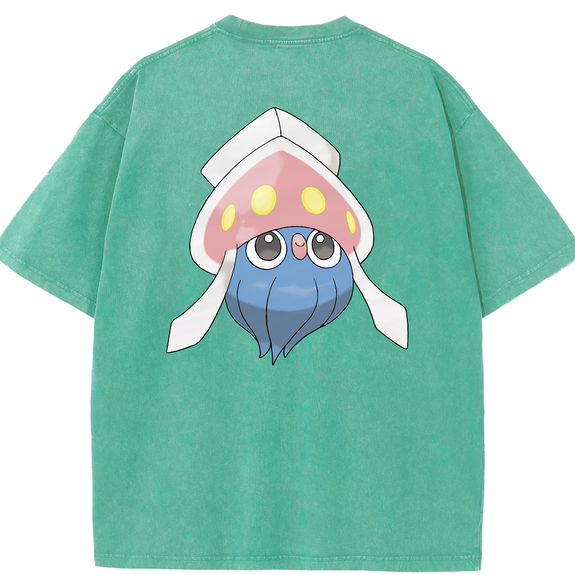 （画像用） ポケットモンスター Pokémon 綿100% ヴィンテージ風 半袖Tシャツ（背面プリント）